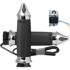 Avon Custom Contour Heated Grips H-d Motorcycles W/cable Throttle (spike Chrome) New. Price: $221.06.