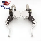 Cnc Silver 7/8" Motorcycle Master Cylinder Reservoir Pump Brake Lever Hydraulic New. Price: $51.16.