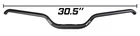 1H-M30 Rox Brut-al Series M-30 Aluminum Snowmobile Handlebars New. Price: $89.95.