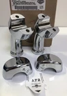 Oem Harley-davidson Chrome 1-1/4 Handlebar Curved Pullback Fat Risers Used. Price: $229.95.