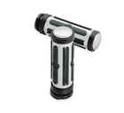 New Genuine Harley Davidson Chrome And Rubber Grips 08-25 Touring Softail. Price: $134.95.