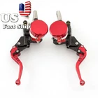 Cnc Universal Hydraulic Brake Cable Clutch Lever Master Cylinder Reservoir Red New. Price: $51.16.