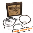 Burly Brand B30-1013 Black Vinyl Handlebar Cable Brake Line Kit New. Price: $252.95.