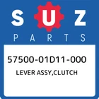 57500-01D11-000 Suzuki Lever Assy,clutch 5750001D11000, New Genuine Oem Part. Price: $98.74.