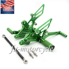 For Ninja ZX6R ZX636 2009-2025 Fxcnc Rearset Footpegs Footrest Pedals Adjustable New. Price: $105.21.