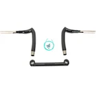 Kustoms High Gloss Black 1/2" Spearhead 10" Rise Handlebar KST-3SH10HG New. Price: $455.00.
