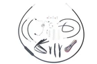 V-twin 36-1608 10"-12" Handlebar Cable Brake Line Kit New. Price: $299.95.