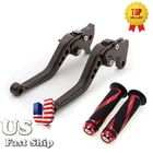 Cnc Black Short Brake Clutch Lever W/grips Fit YFZ450R 2009-2020 19 18 17 New. Price: $42.98.