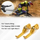 Tarazon Gold Brake Levers For Sur-ron Light Bee X Talaria Sting Offroad Bike New. Price: $29.99.