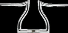 La Choppers Chrome 12" 1-1/2" Hammerhead Handlebars For Harley Road Glide 15-22 New. Price: $396.74.