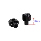 2.0" Tall Black Solo Lower Handlebar Risers Kit For Harley Softail Dyna 1.0 Inch New. Price: $59.95.