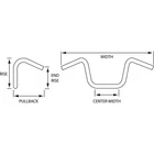 Drag Specialties Black 16" Ape Hanger Handlebar For Throttle-by-wire 0601-1223 New. Price: $130.37.