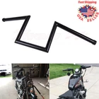 1" Ape Hanger Handlebar 8" Rise Drag Z-bar For Harley Sportster Xl Softail Black New. Price: $65.95.