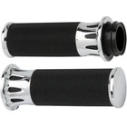 Arlen Ness Fusion Chrome Deep Cut Hand Grips Harley Throttle By Wire 08-UP New. Price: $116.95.