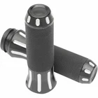Drag Specialties XF-2-0630-1613 Custom-tailored Grips Black W/ Clear Cuts B... New. Price: $199.45.